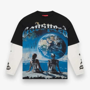 Godspeed Artificial Love Layered L/S Tee Black