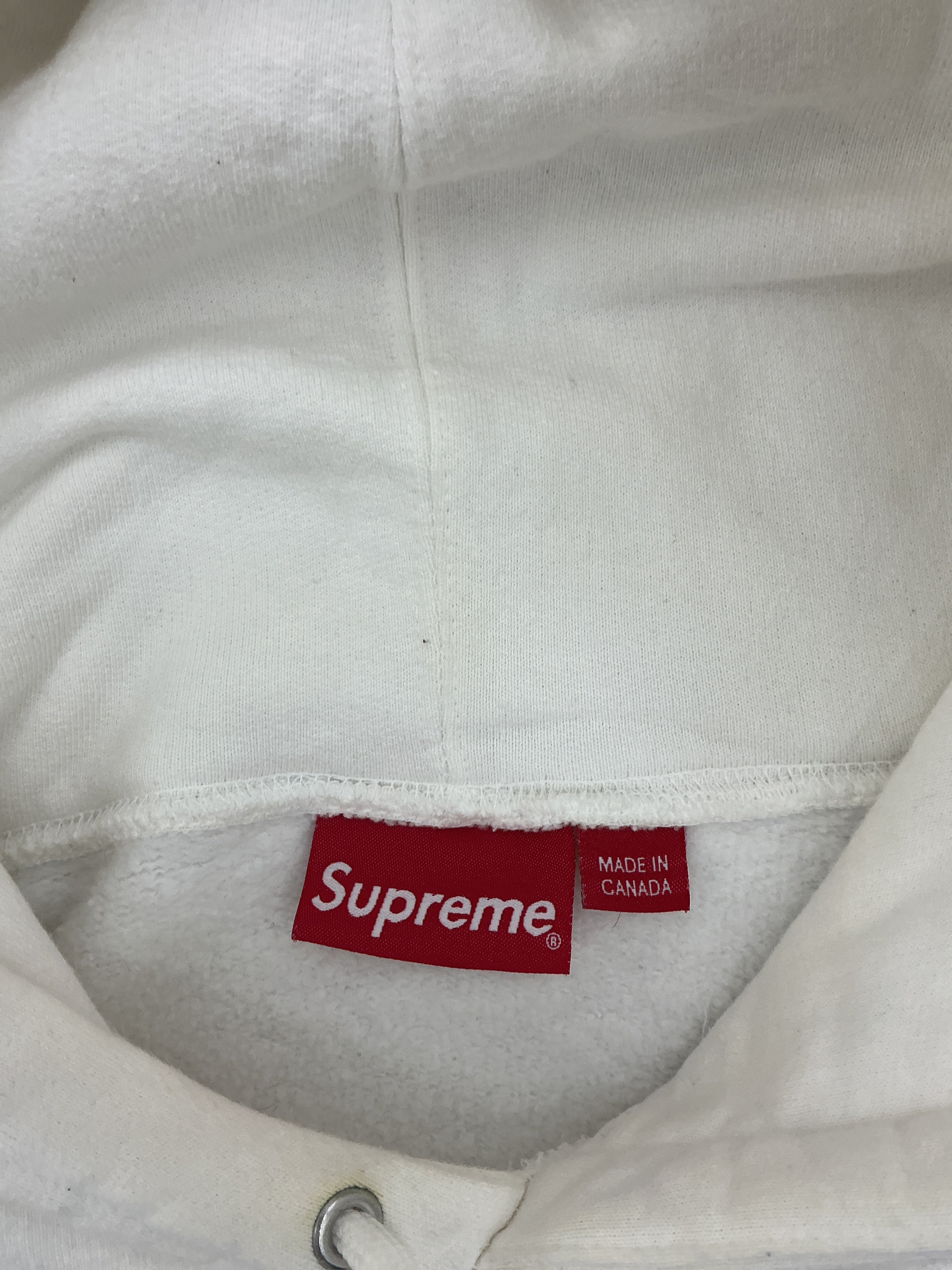Supreme Franklin Hooded Sweatshirt White