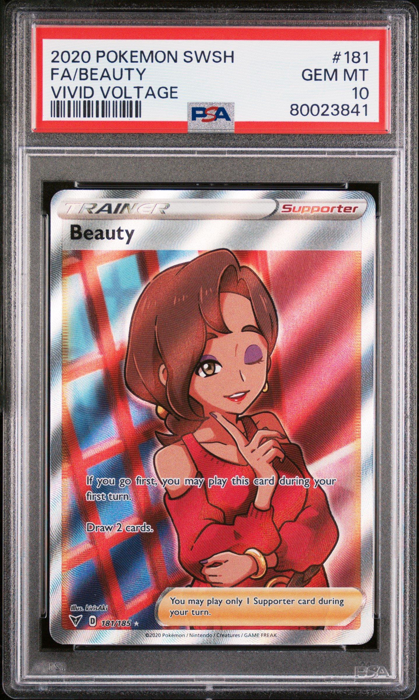 2020 Pokemon Sword & Shield Vivid Voltage #181 Full Art/Beauty