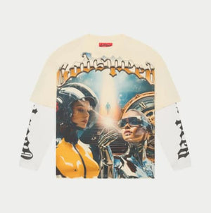 Godspeed Chose One Layered L/S Tee Bone