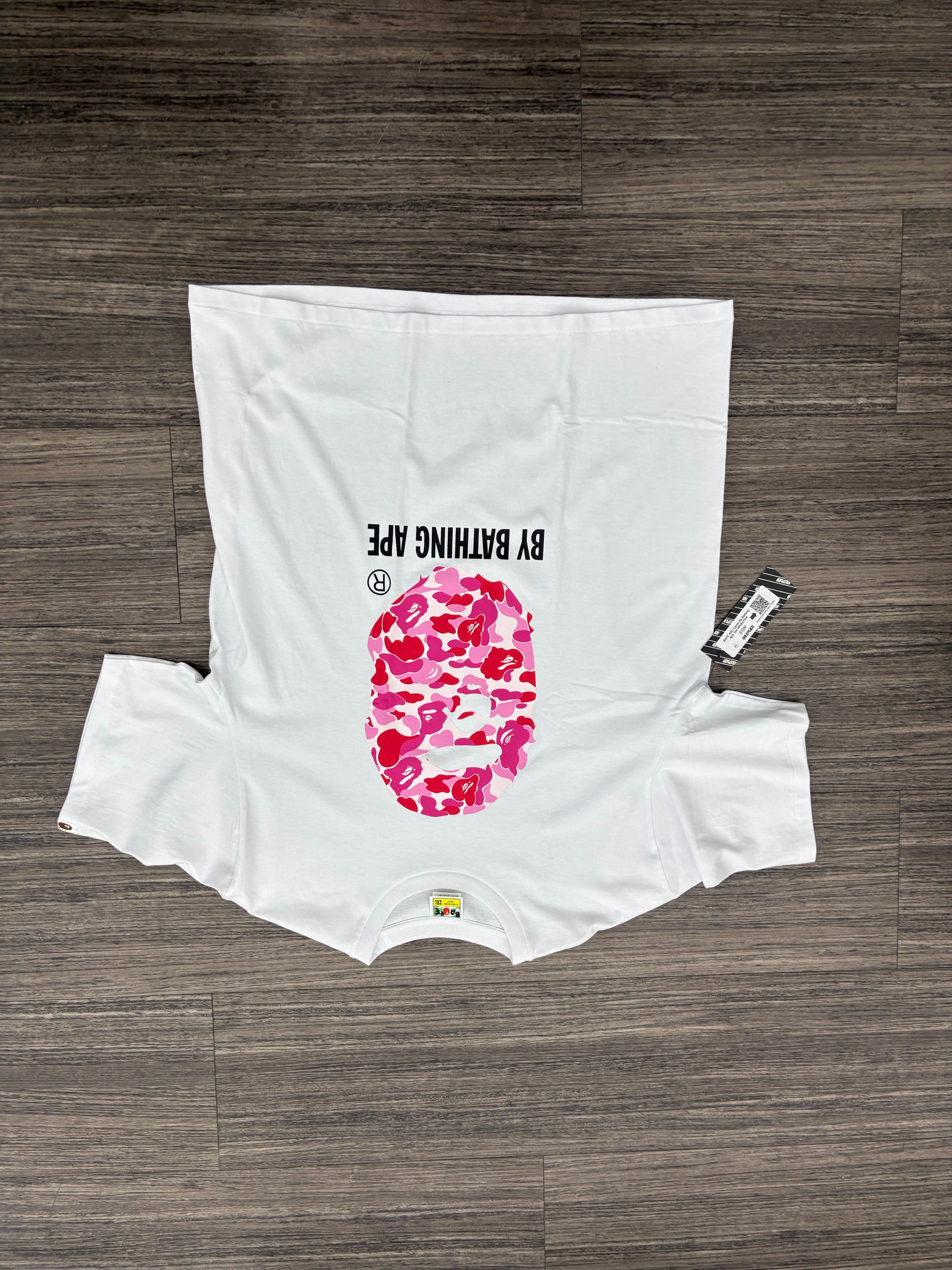 BAPE ABC Camo By Bathing Ape Tee White/Pink