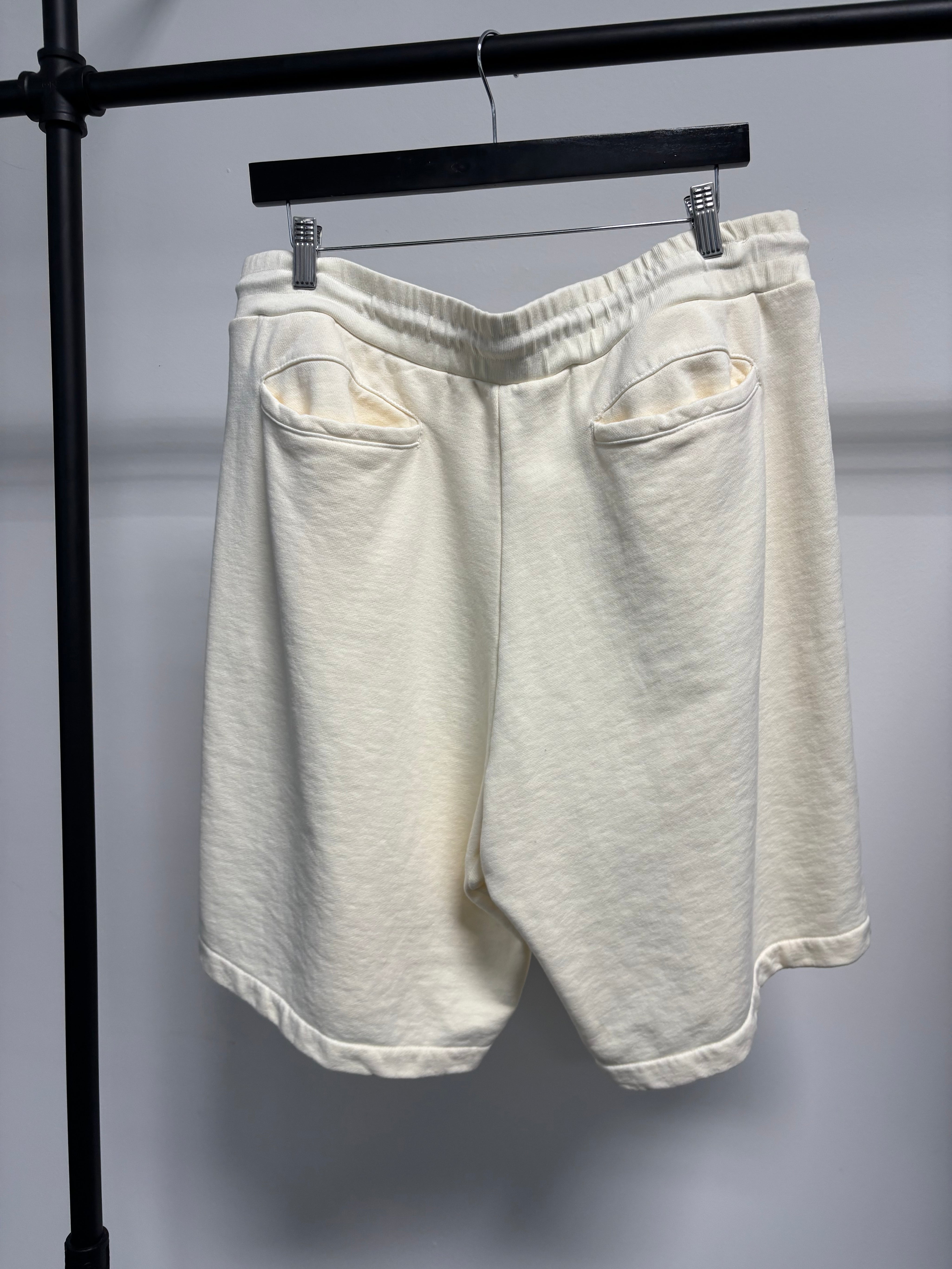 Rhude Script Sweatshorts Cream 