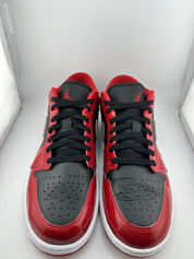 Jordan 1 Low SE Patent Varsity Red Black