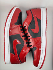 Jordan 1 Low SE Patent Varsity Red Black