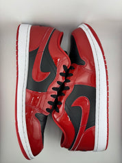 Jordan 1 Low SE Patent Varsity Red Black