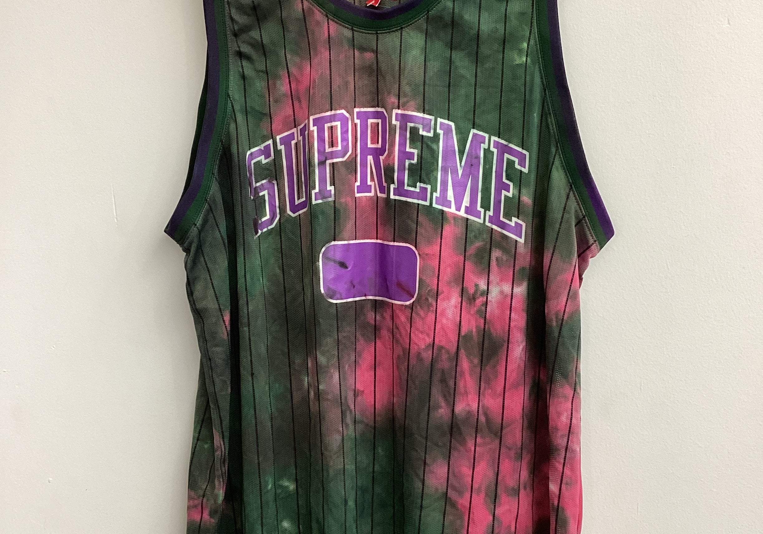 Supreme Dyed Basketball Jersey Green