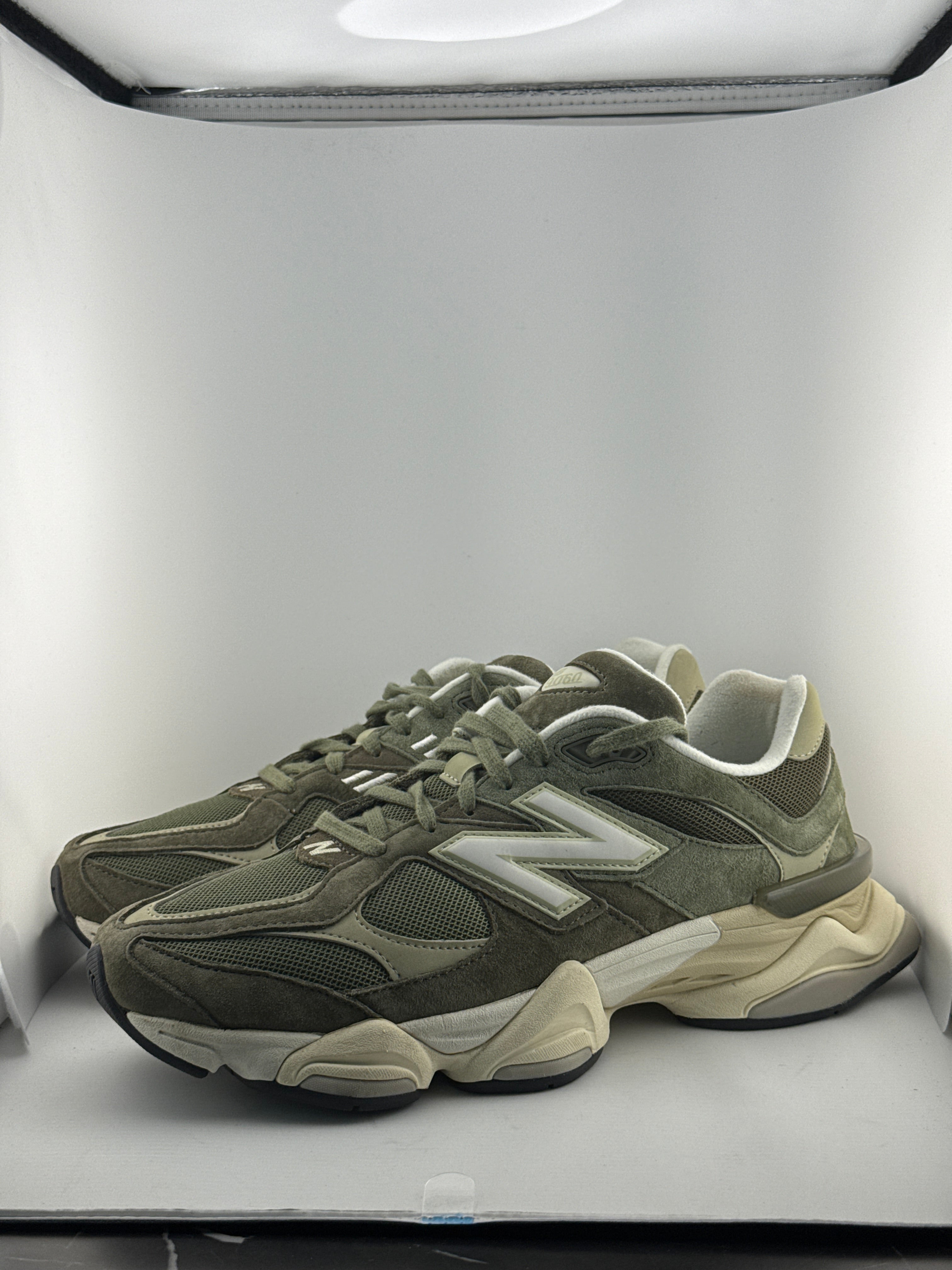 New Balance 9060 Dark Camo Sandstone