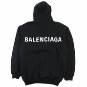 Balenciaga Archetype Back Logo Hoodie Black