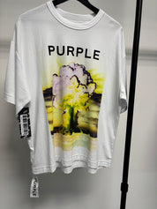 Purple Brand Explosion Tee Whitee