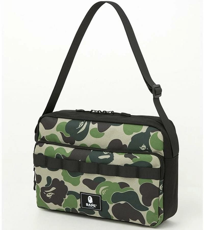 Bape ABC Camo Crossbody Shoulder Bag Green