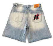 HAPPY MEMORIES DON'T DIE HMDD 'H-STAR CRYSTAL' JORT SHORTS