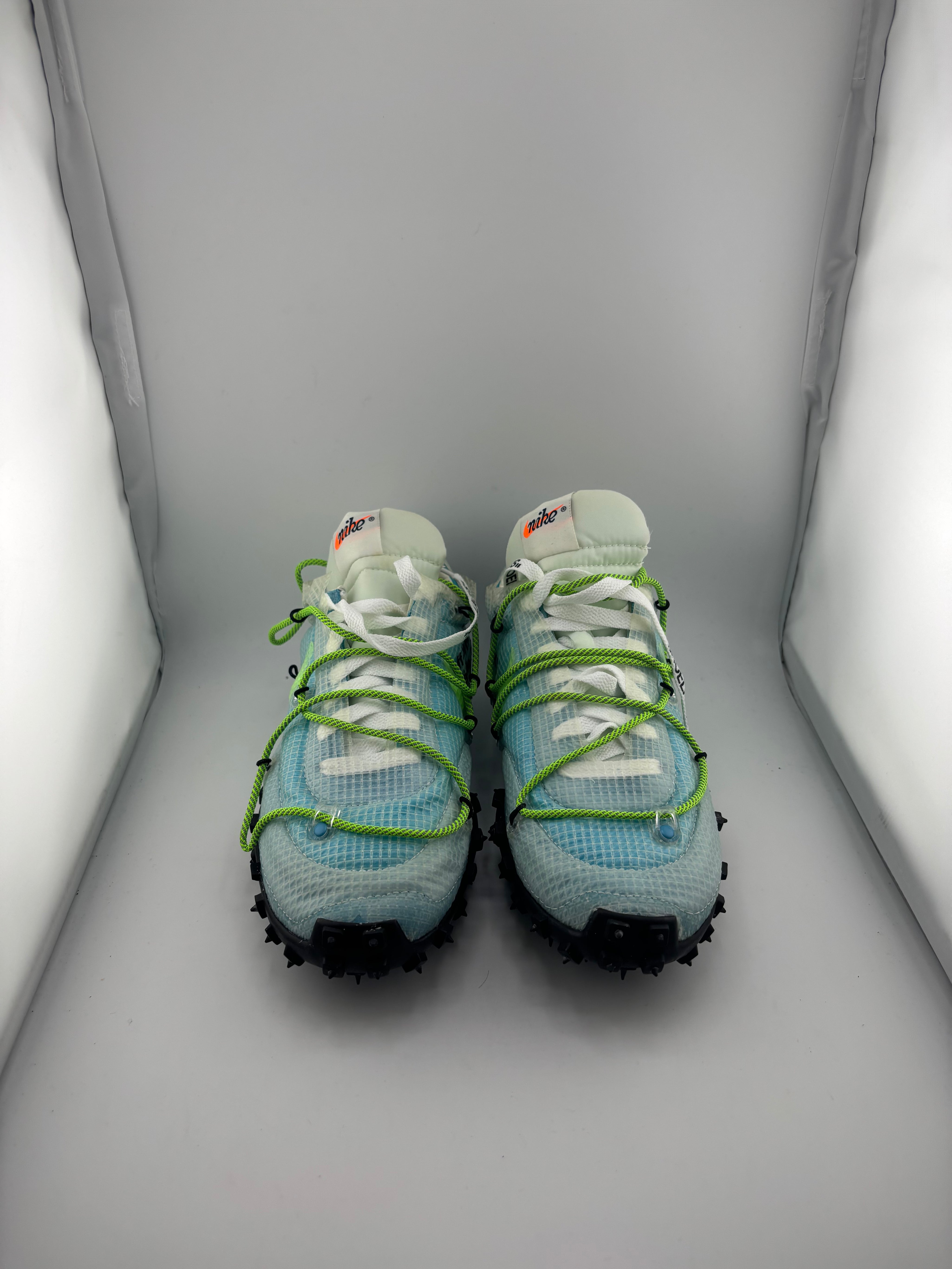 Nike Waffle Racer Off-White Vivid Sky (Women's)
