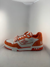 Louis Vuitton Trainer Monogram Denim Orange