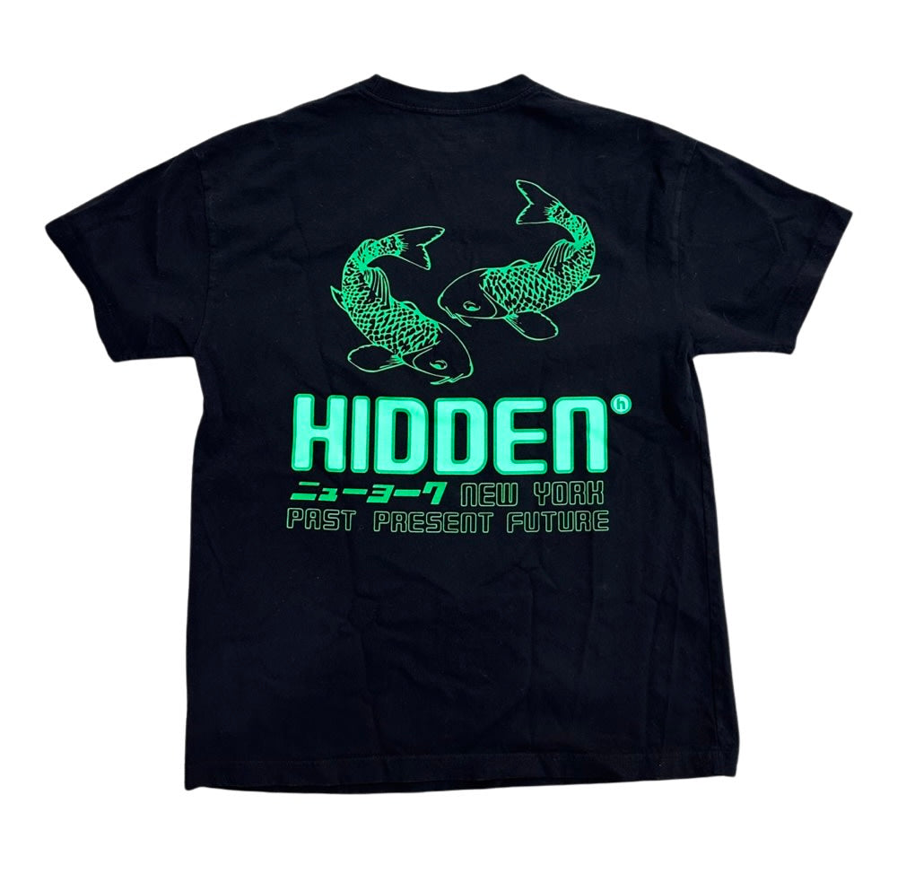 Koi Fish Tee Black