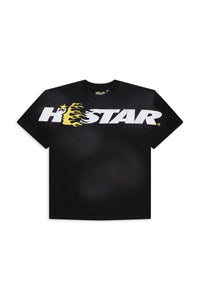 Hellstar Cartoon Logo Black / Yellow T-Shirt