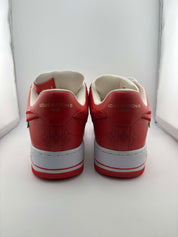 Louis Vuitton Nike Air Force 1 Low By Virgil Abloh White Red