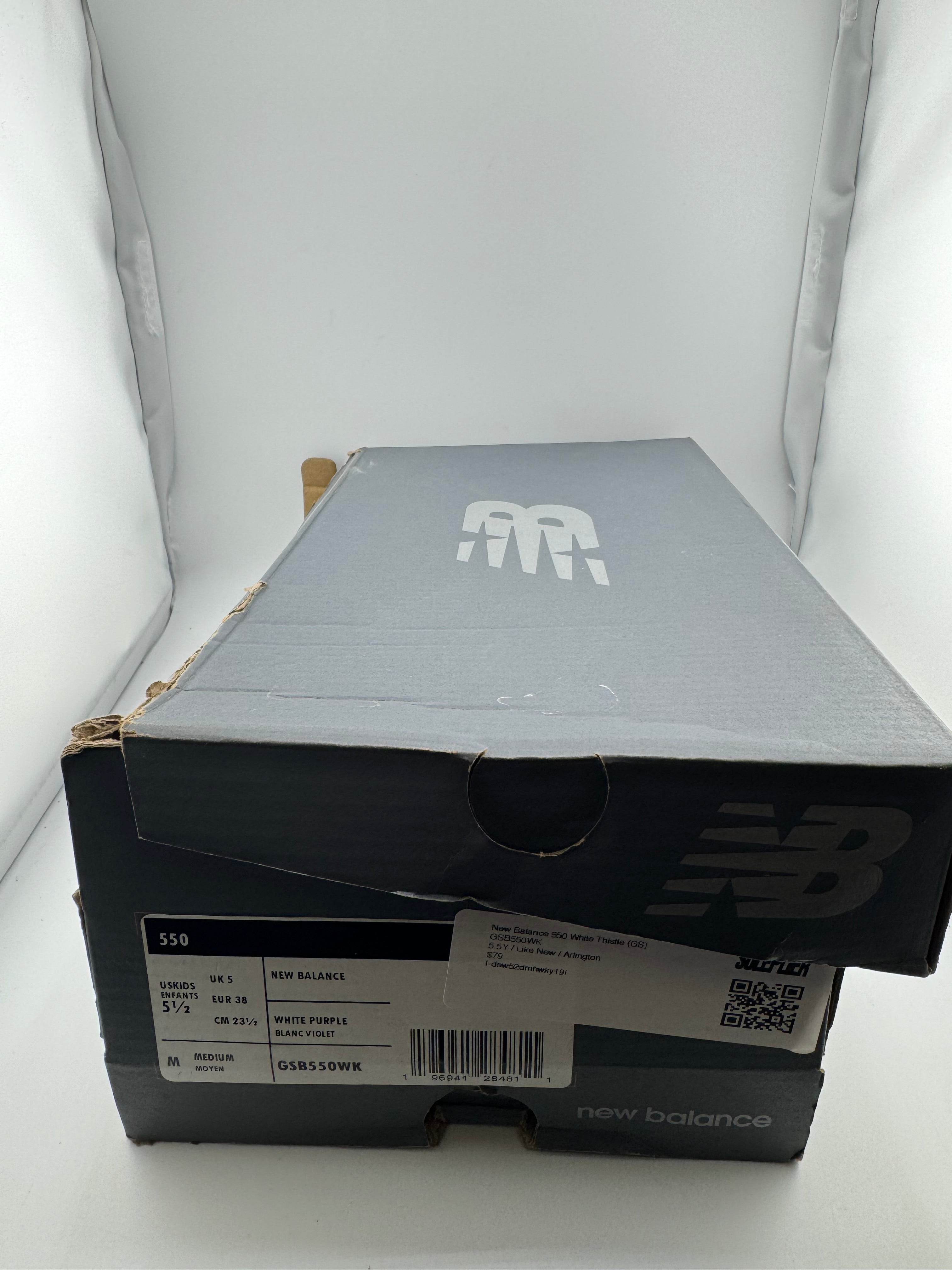New Balance 550 White Thistle (GS)