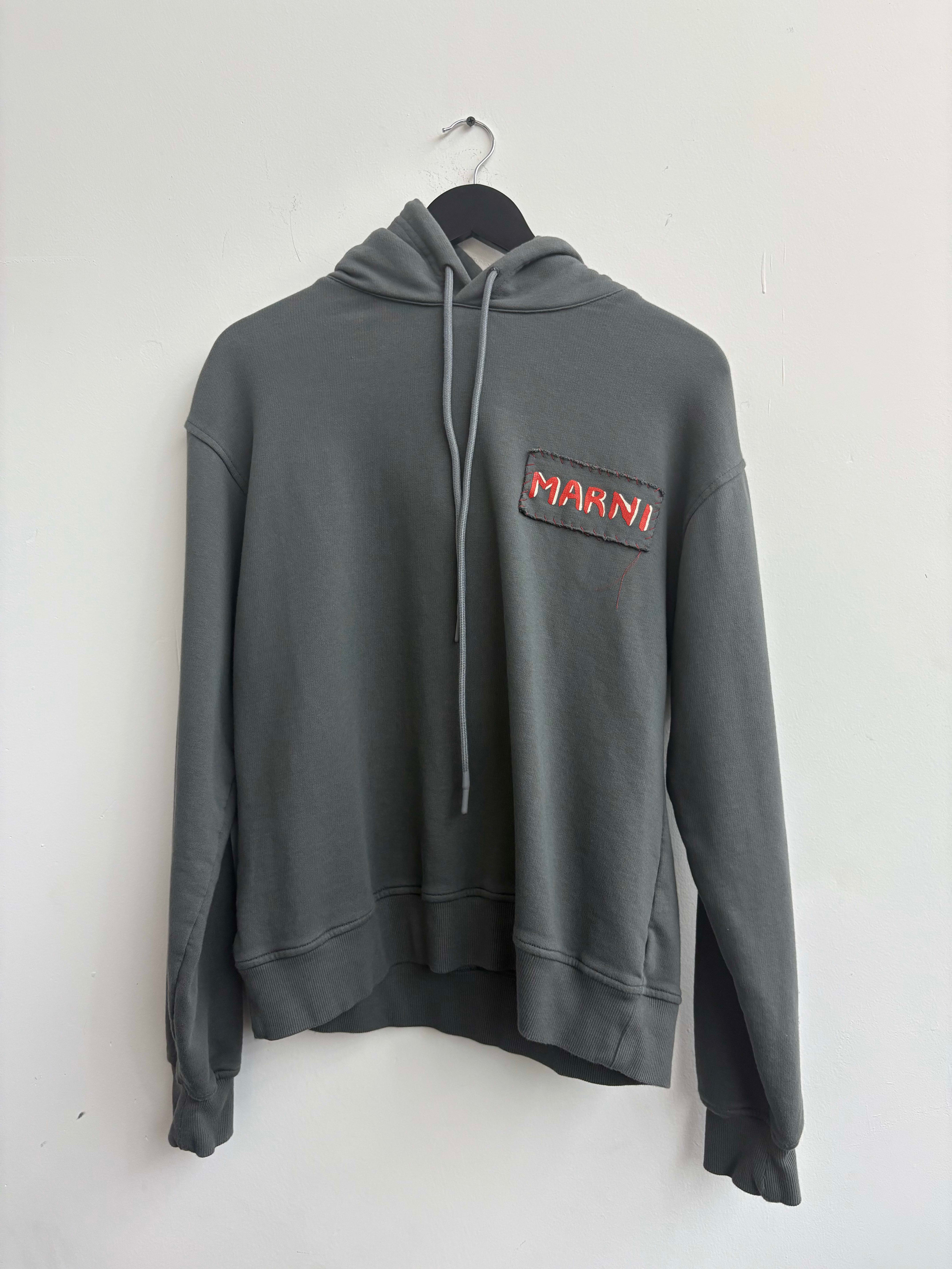 Marni Logo-Patch Hoodie