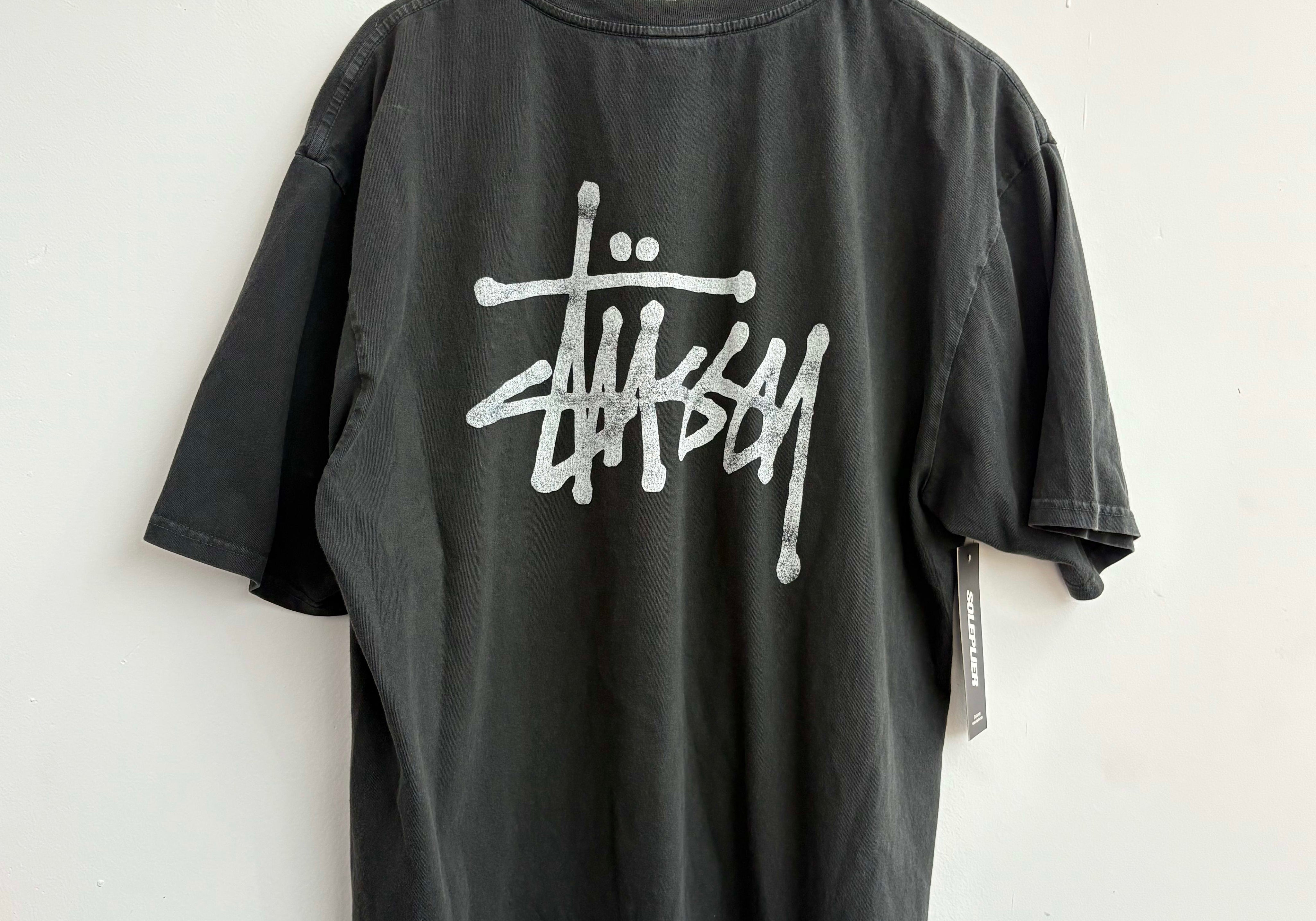 Stussy Basic Print Tee Black