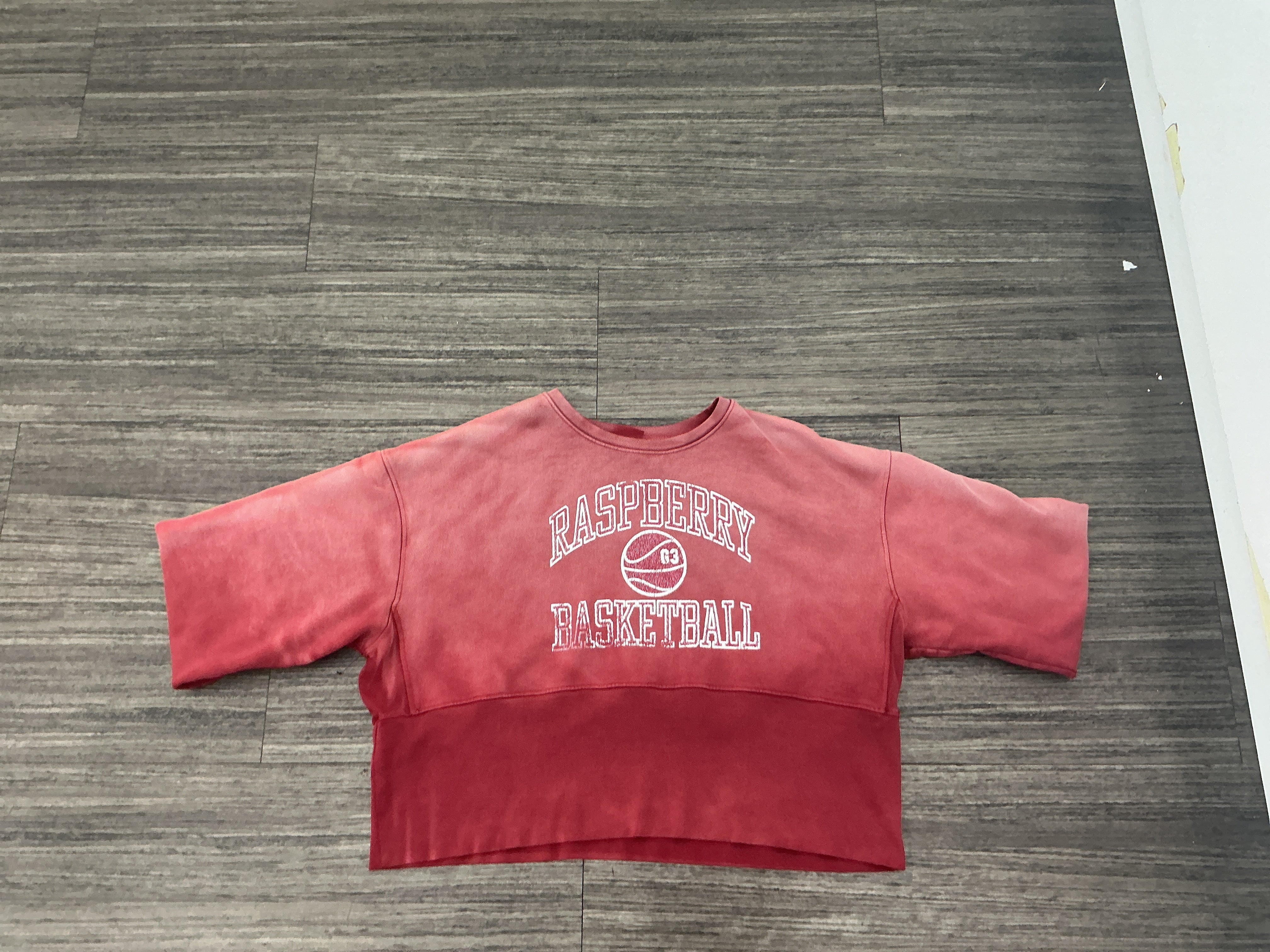 Gold+Vintage Gallery Raspberry Hills BBall Crewneck 