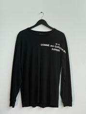 Supreme Comme Des Garcons Long Sleeve Tee Black