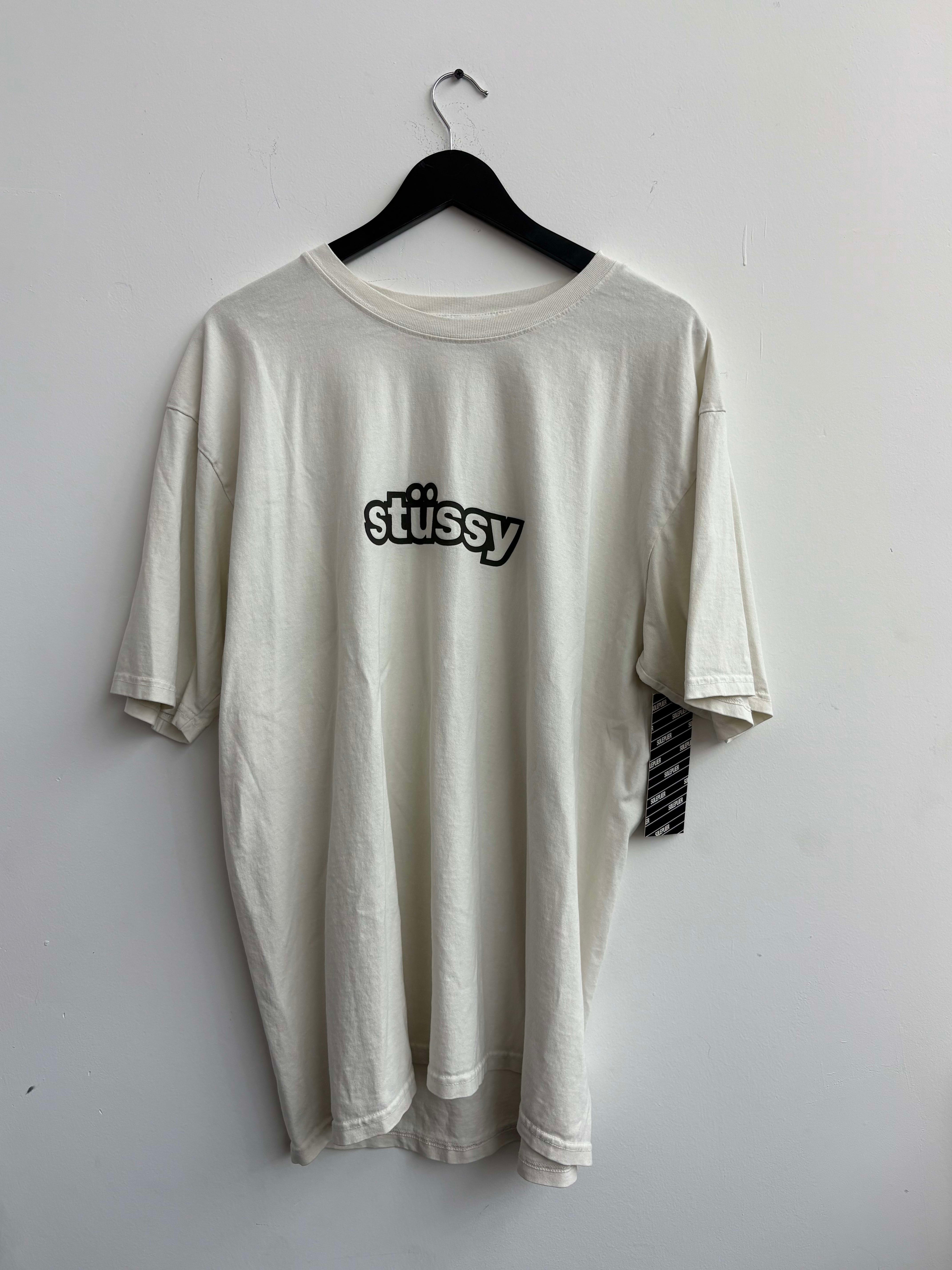 Stussy Thick Pigment Tee White