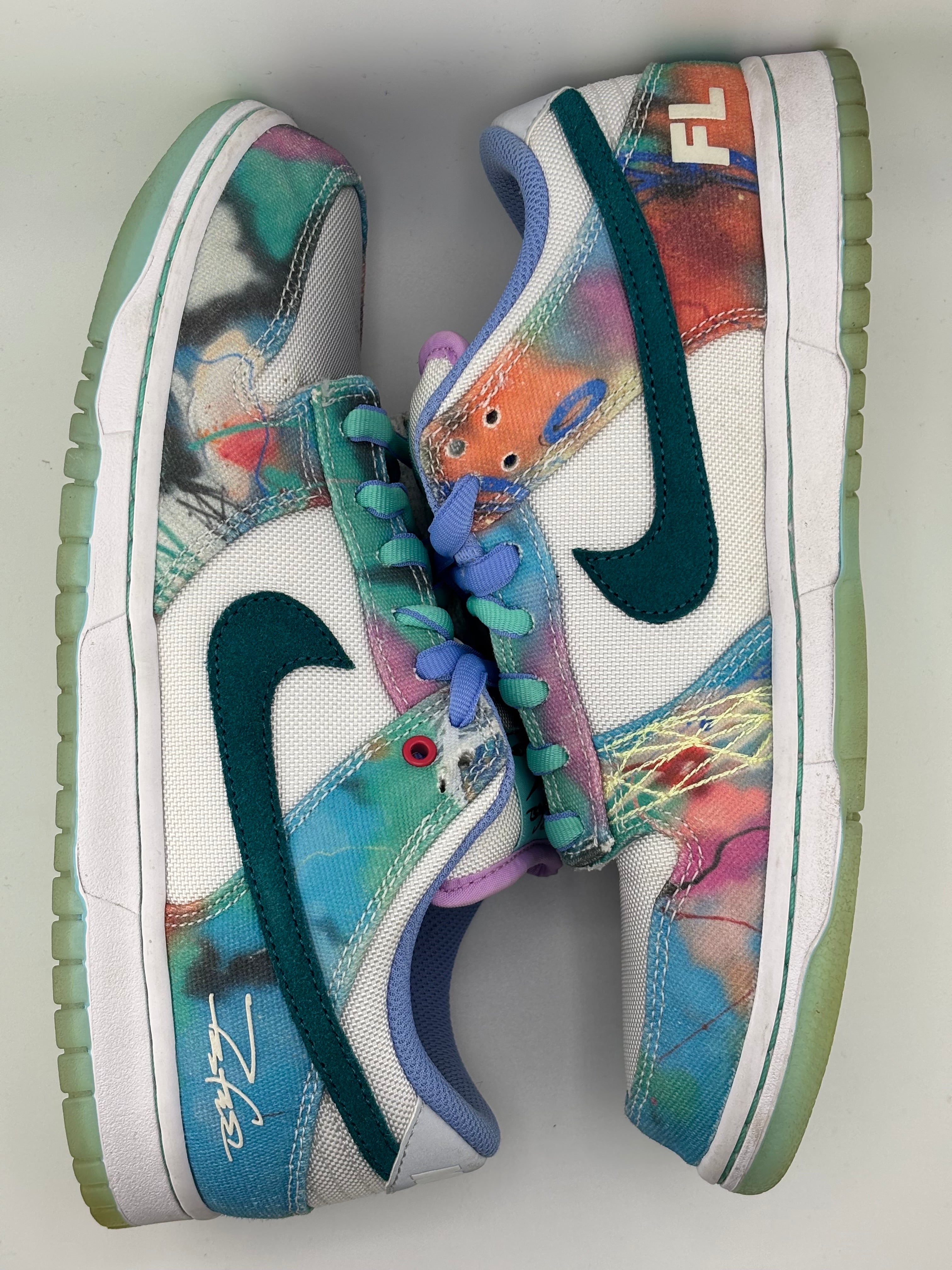 Nike SB Dunk Low Futura Laboratories Bleached Aqua