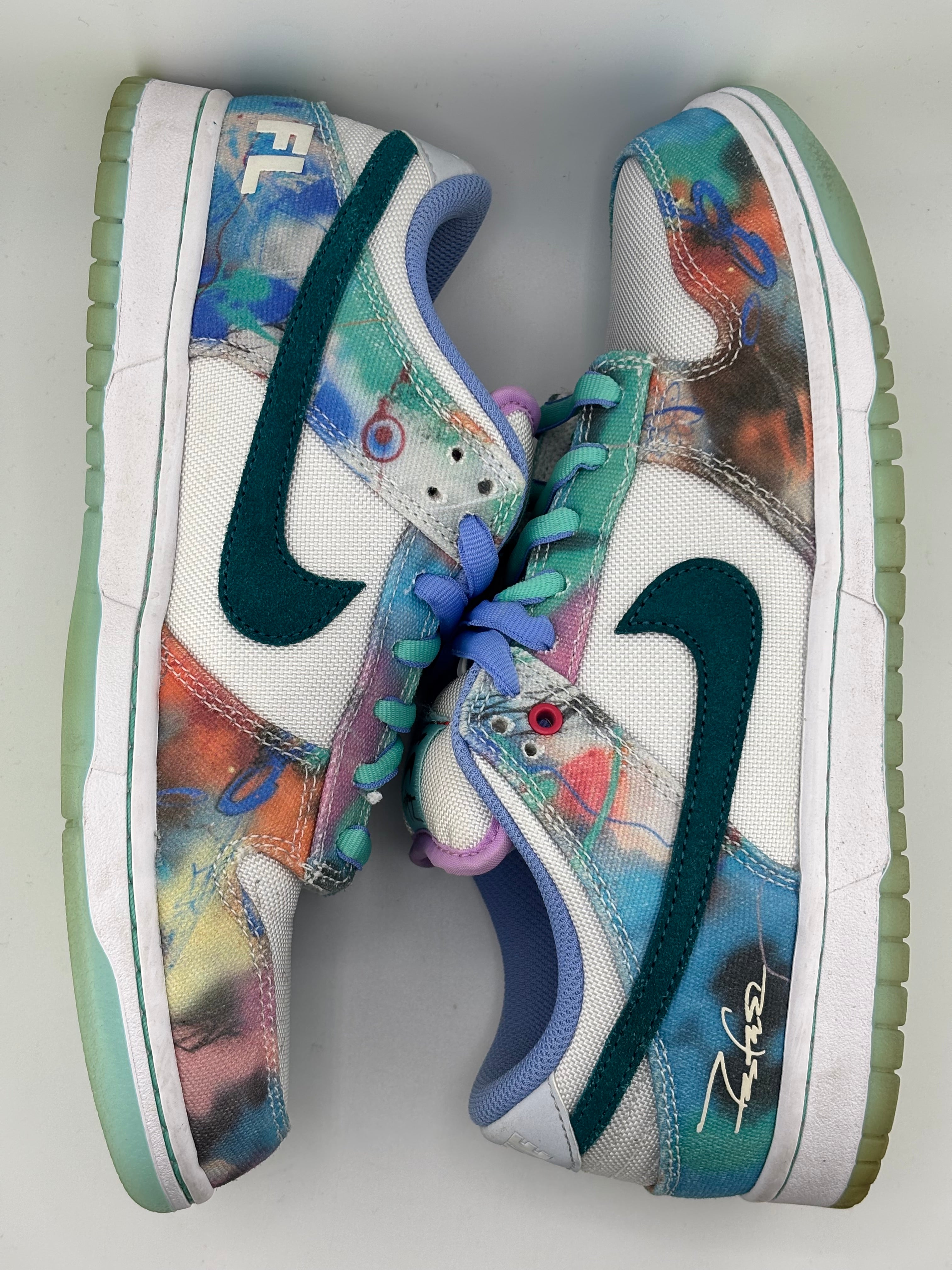 Nike SB Dunk Low Futura Laboratories Bleached Aqua