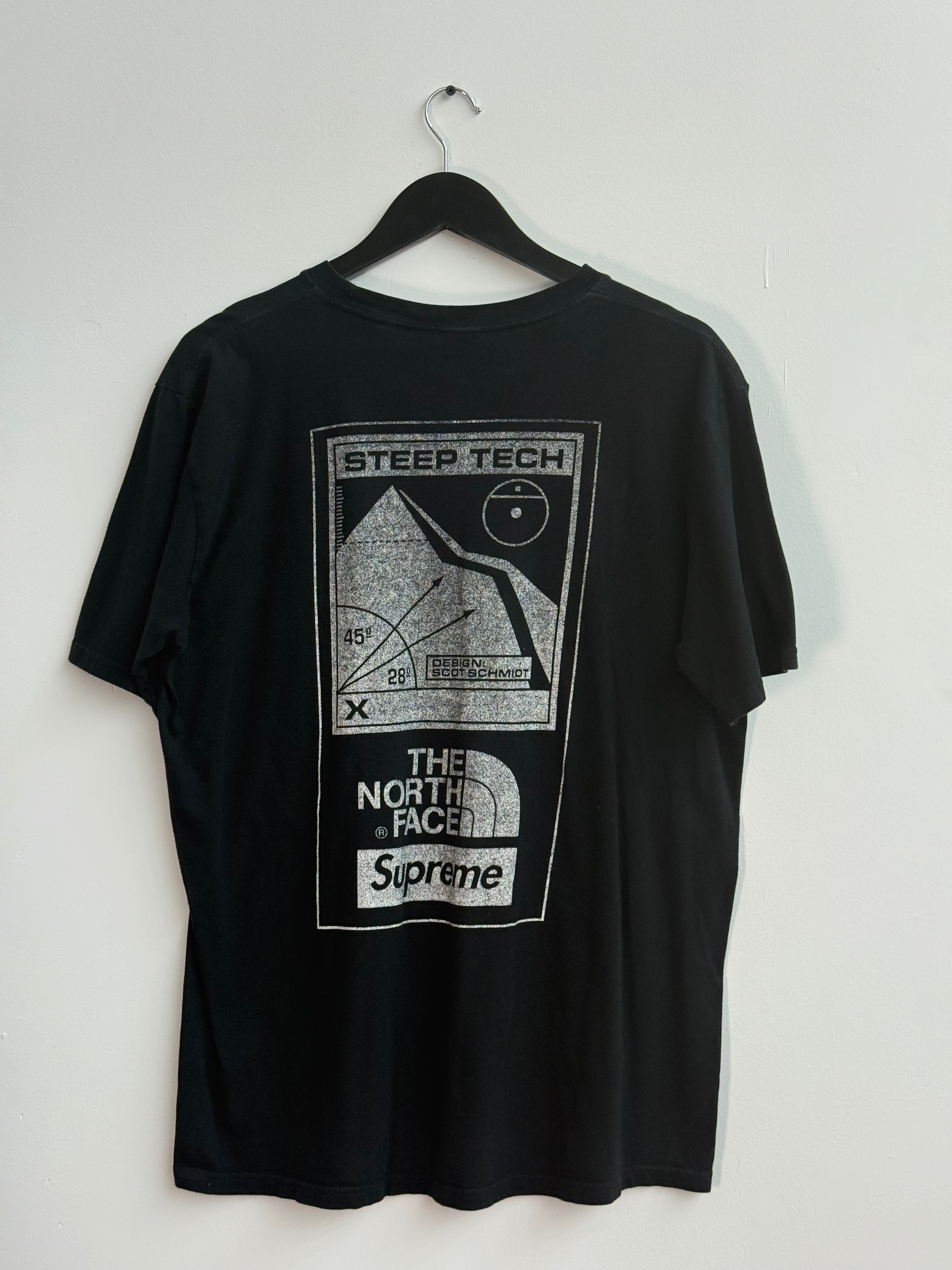 Supreme The North Face Steep Tech Tee Black