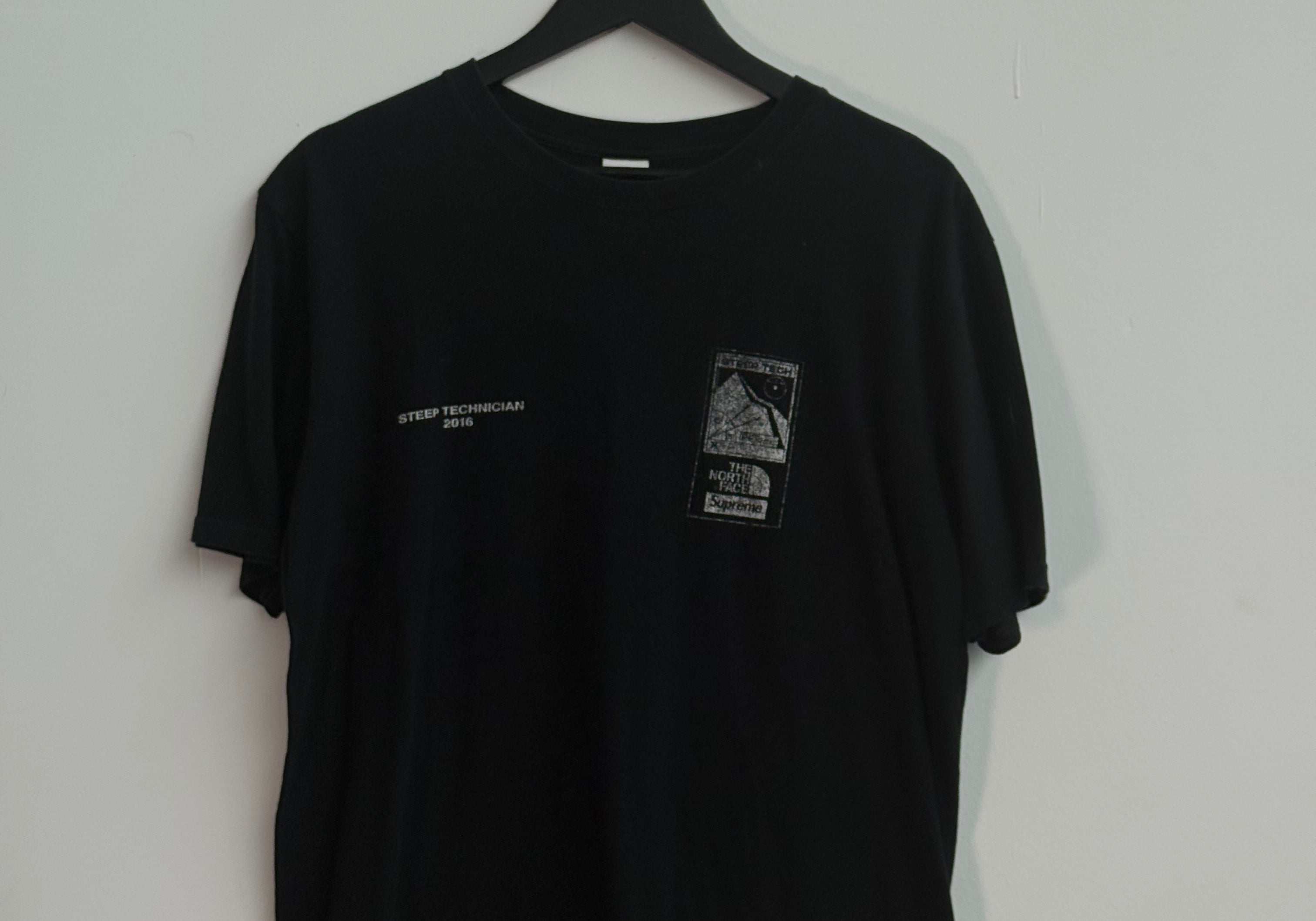 Supreme The North Face Steep Tech Tee Black