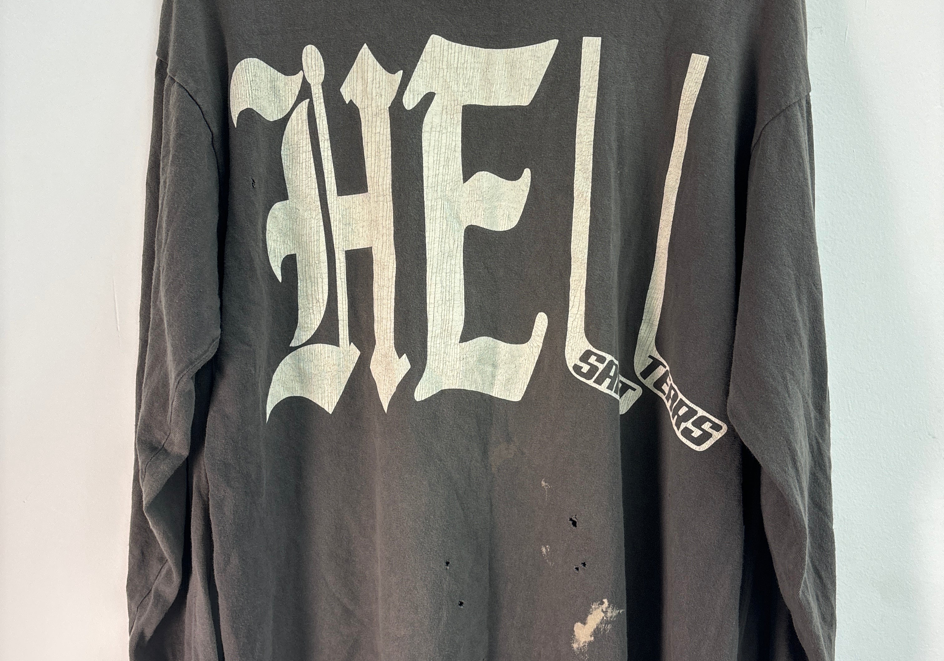 S T-Shirt Vintage Black