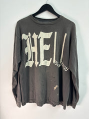 Saint Mxxxxxx x Denim Tears HELL L/S T-Shirt Vintage Black