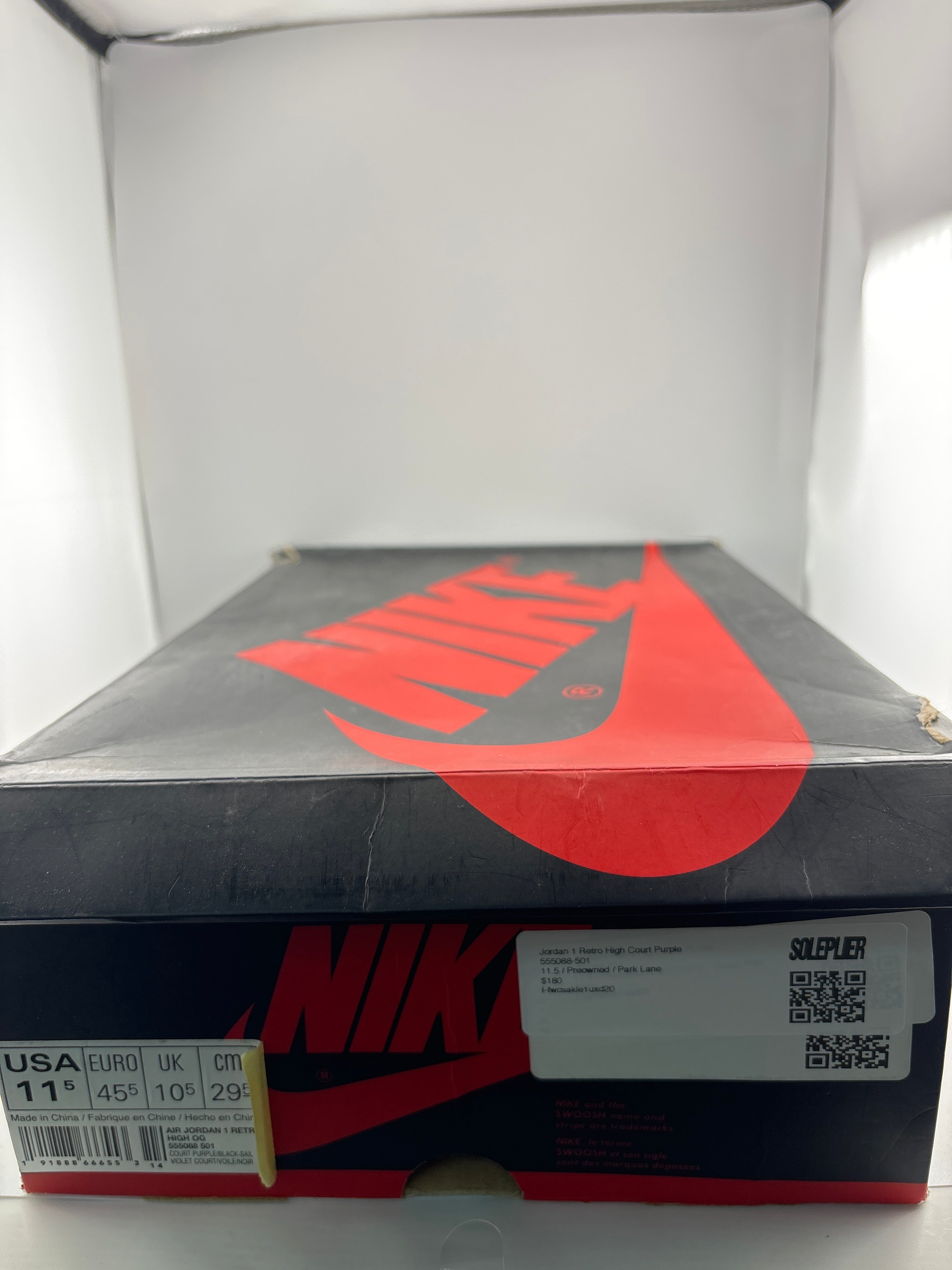 Jordan 1 Retro High Court Purple