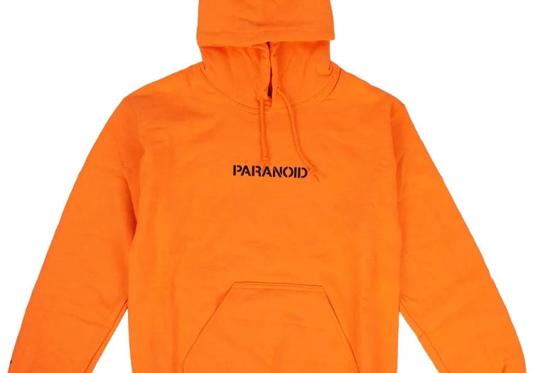 Anti Social Social Club x Undefeated Paranoid Hoodie Orange