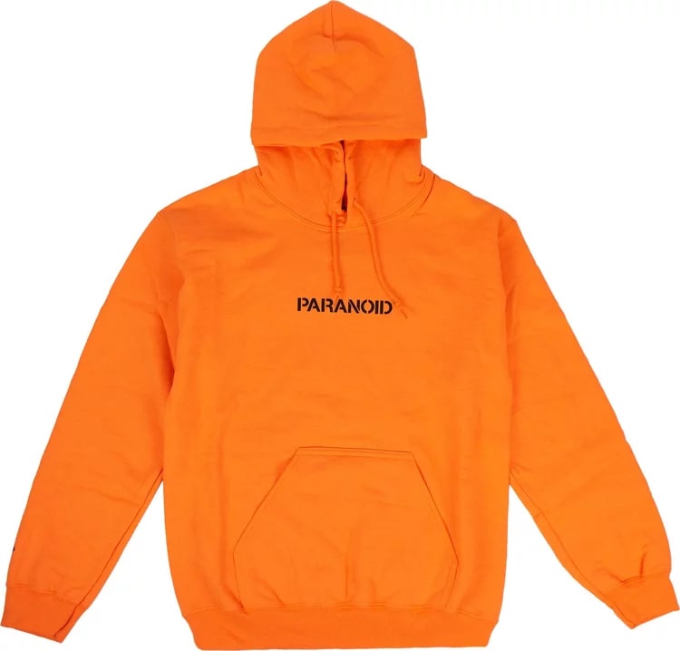 Anti Social Social Club x Undefeated Paranoid Hoodie Orange