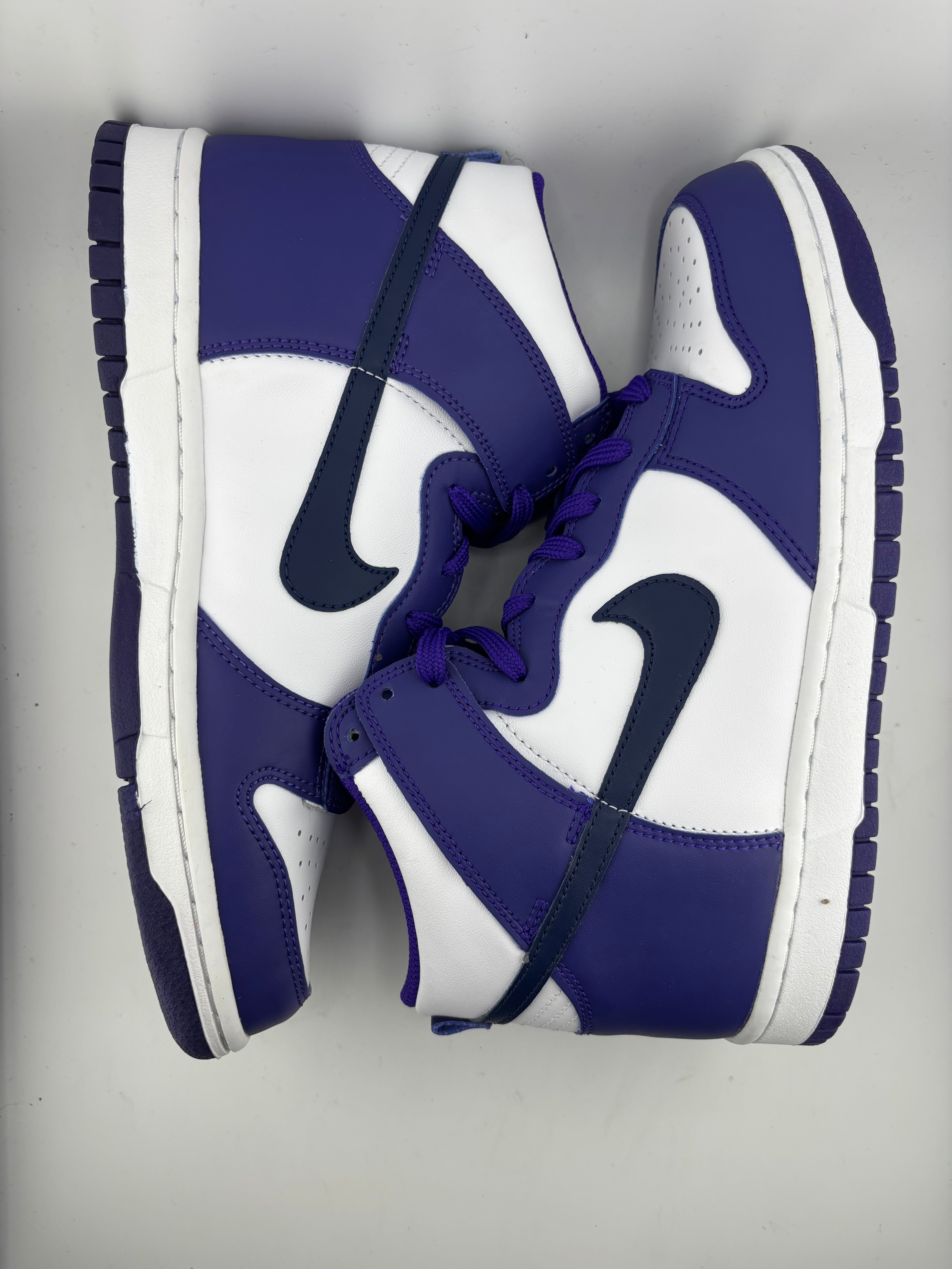 Nike Dunk High Electro Purple Midnght Navy (GS)