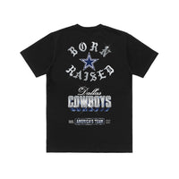 Born x Raised Dallas Cowboys Chrome Rocker Black Tee