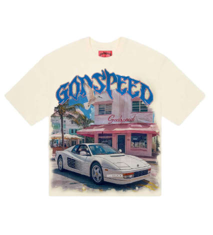 Godspeed Miami Rarri Tee Cream