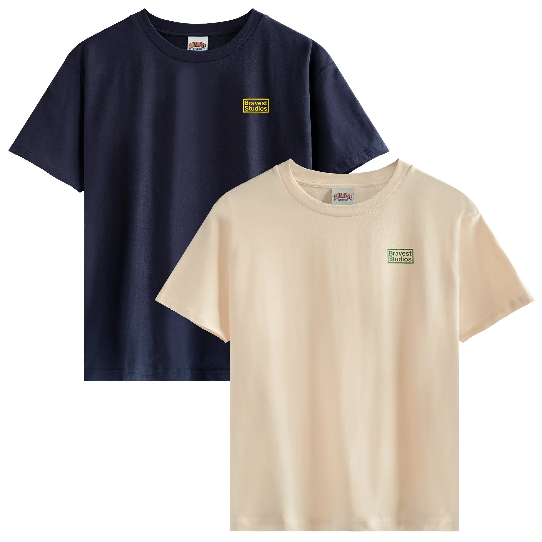 Bravest Studios Logo Tee Navy