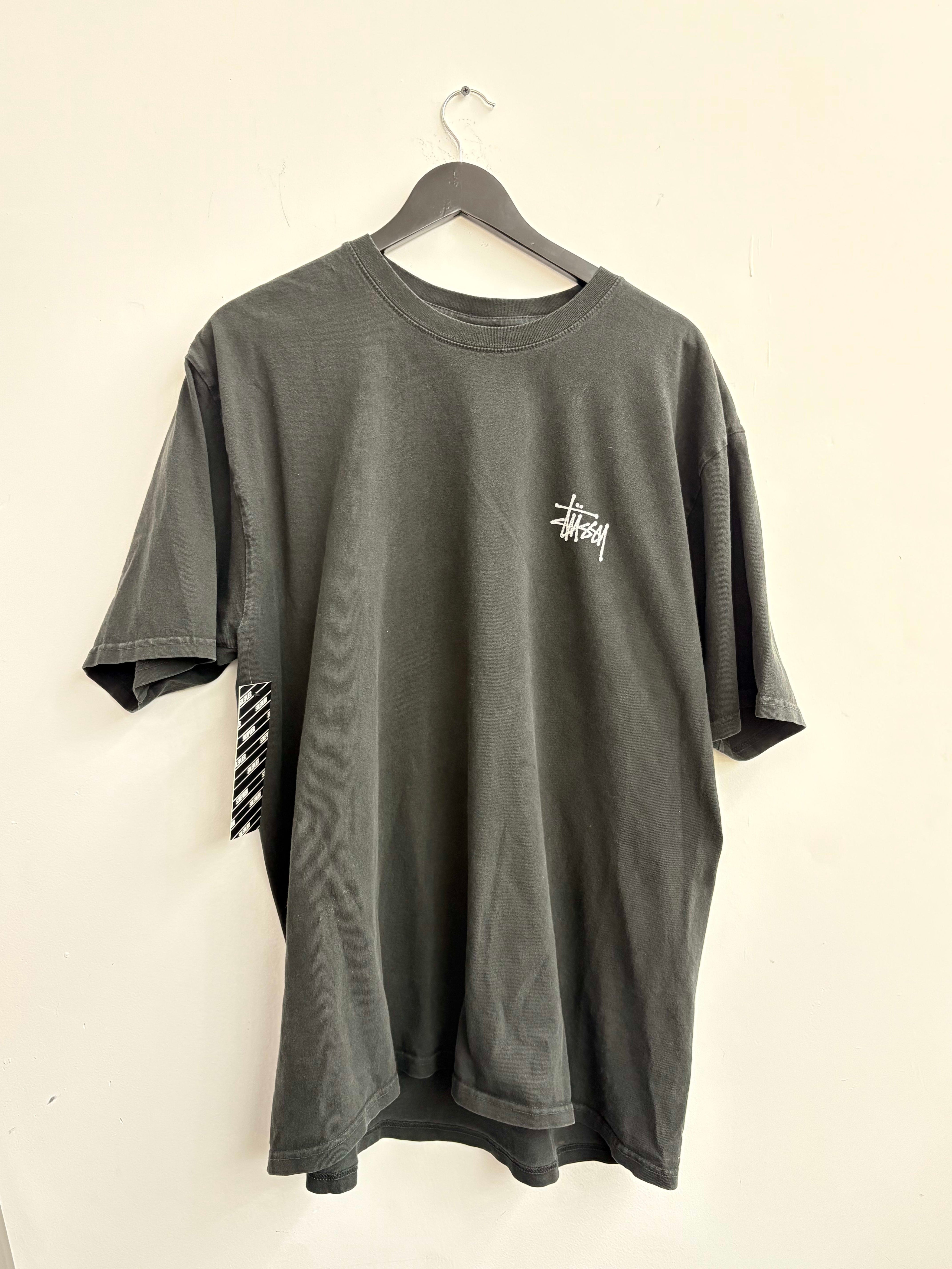 Stussy Basic Print Tee Black