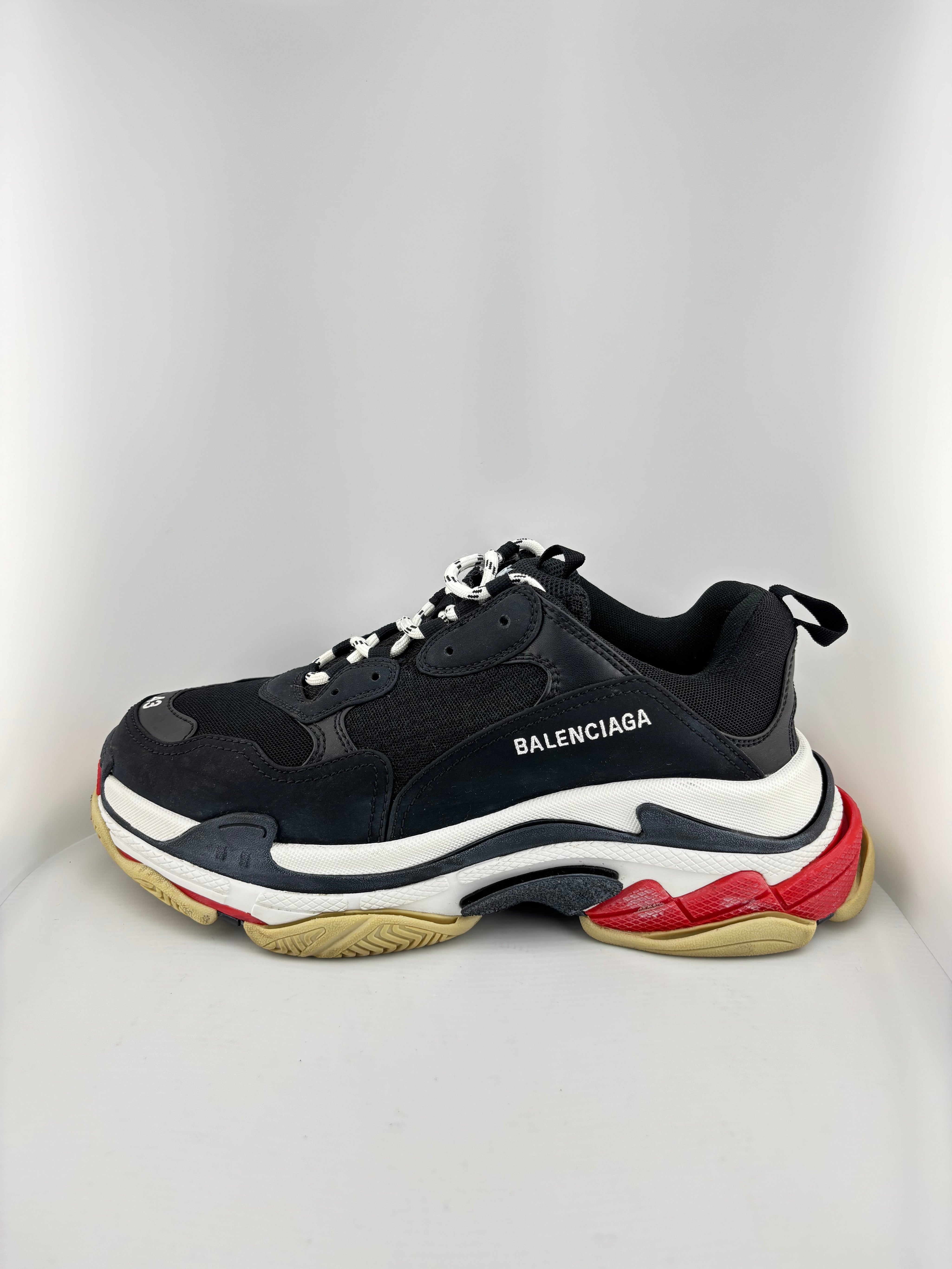 Balenciaga Triple S Black White Red (2018 Reissue)