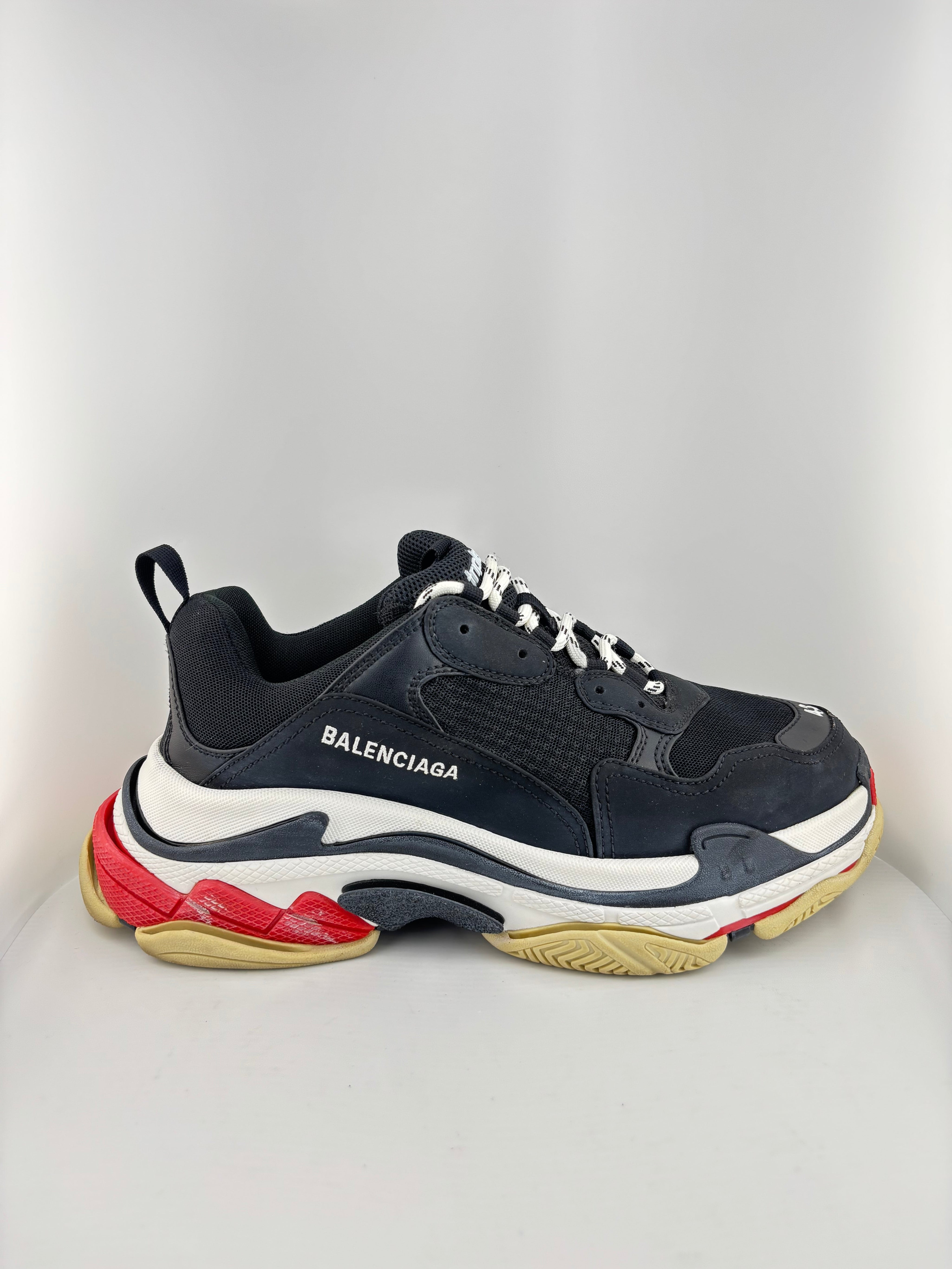 Balenciaga Triple S Black White Red (2018 Reissue)