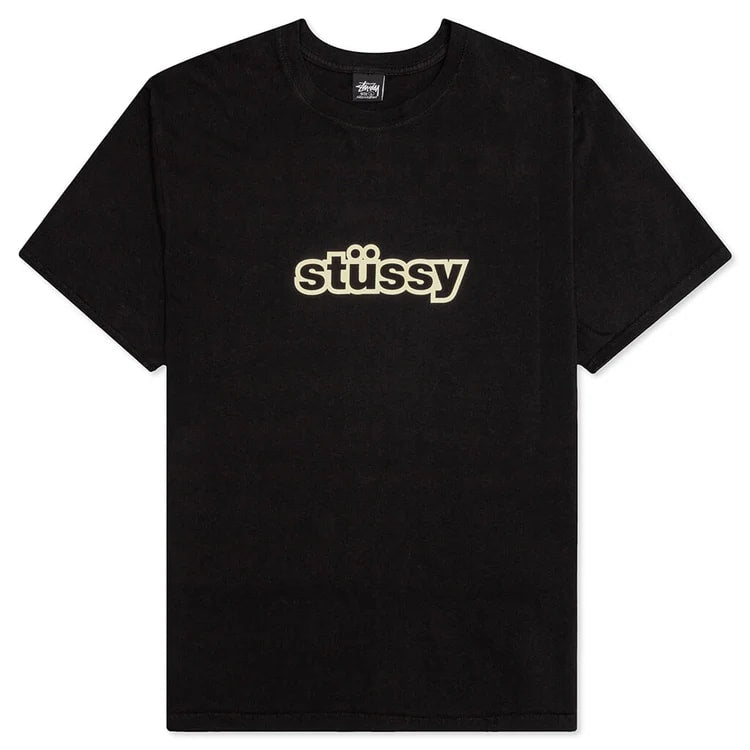Stussy Thick Pigment Dyed Tee Black