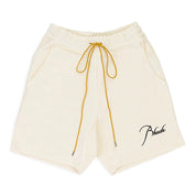 Rhude Script Sweatshorts Cream