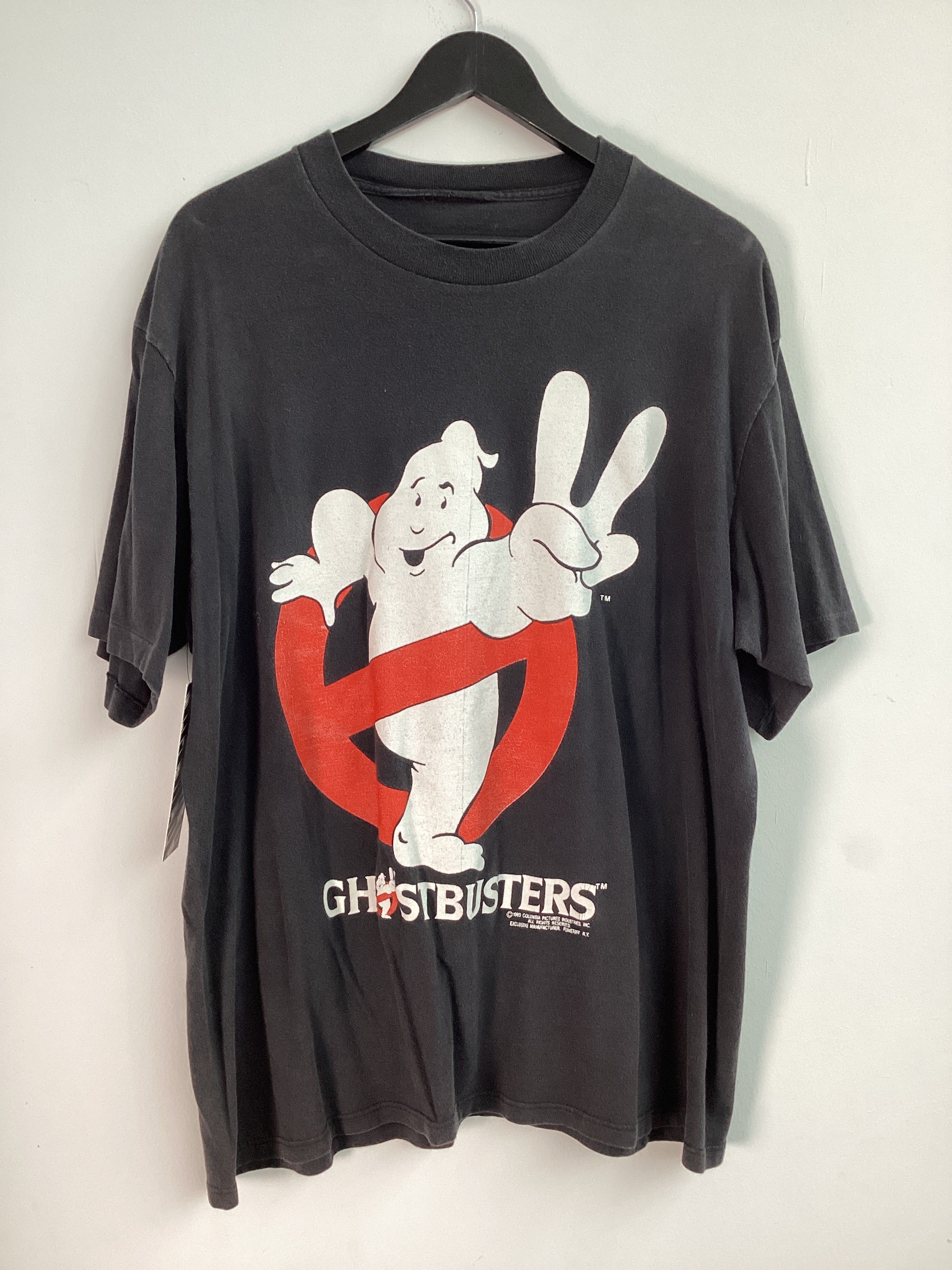 Vintage Ghostbusters Tee Black