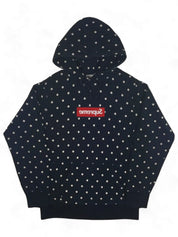 Supreme x Comme des Garçons SHIRT Polka Dot Box Logo Hooded Sweatshirt Navy