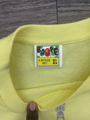 BAPE Milo Shark Face Tee Yellow