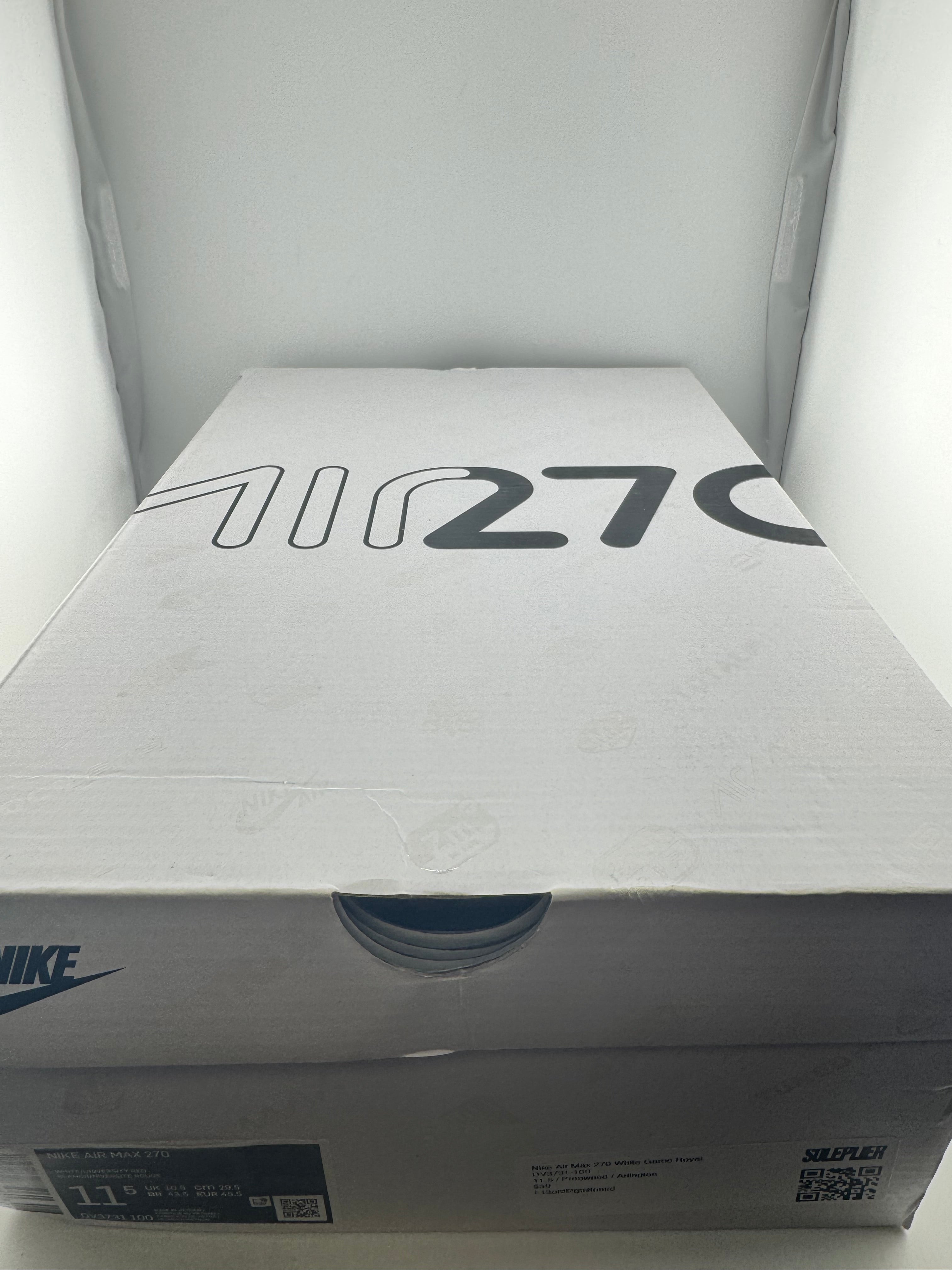 Nike Air Max 270 White Game Royal