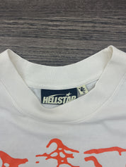 Hellstar Jesus T-Shirt White Orange