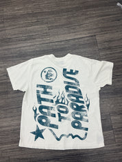 Hellstar Jesus T-Shirt White Orange